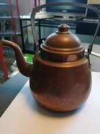 VINTAGE ROOD KOPEREN THEE POT 1 LTR PELTITEOS FINLAND 18 CM, Ophalen of Verzenden