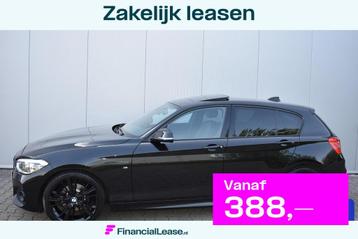 BMW 120i AUT. M-Sport Saphirschwarz Leder Schuifdak 19" LMV  beschikbaar voor biedingen