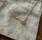Geelgouden 14krt ketting met hanger 43cm, Ophalen of Verzenden, Nieuw, Goud, Met hanger