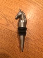 Luxe wijnstopper paard horse rvs zilver NIEUW, Ophalen of Verzenden, Nieuw
