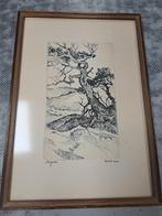 Peter Cox - landschap Vliegden, Antiek en Kunst, Ophalen of Verzenden