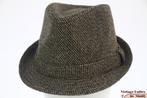 Gleufhoed Trilby Hawkins tweed-stijl grijs beige 57 nieuw, Kleding | Heren, Hoeden en Petten, Nieuw, Hawkins, Ophalen of Verzenden