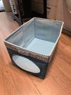 4 Blauwe Stoffen Opbergbakken, Kinderen en Baby's, Kinderkamer | Commodes en Kasten, Ophalen of Verzenden, Zo goed als nieuw