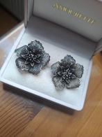 Mooie oud zilv. DH 900 oorclips/bloem (90% puur zilver), Verzenden, Zilver, Oorbellen