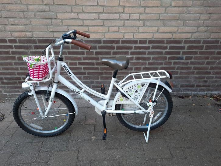 Mullino Lady 20 inch kinderfiets, Fietsen en Brommers, Fietsen | Meisjes, Gebruikt, 20 inch, Handrem, Ophalen