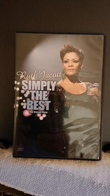 Dvd  Ruth Jacott.  ,,simply the best,, one woman show  beschikbaar voor biedingen