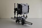 Plaubel Peco Profia 4x5 loopbodemcamera met objectieven, Ophalen, Gebruikt
