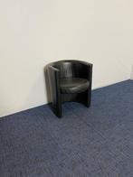 3 x Fauteuil, zwart kunstleder, Huis en Inrichting, Ophalen, Gebruikt, Minder dan 75 cm, 50 tot 75 cm