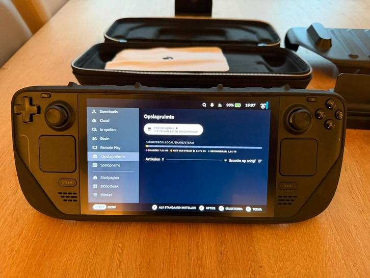 Steamdеck OLED – 1TB model, uitgebreid naar 2TB interne SSD, Spelcomputers en Games, Spelcomputers | Overige, Zo goed als nieuw