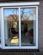 4 kunstof kozijnen vast glas, Doe-het-zelf en Verbouw, Kozijnen en Schuifpuien, Ophalen, Zo goed als nieuw, Kunststof, Raamkozijn