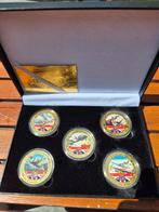 Complete set Battle of Britain munten in luxe doos, Ophalen of Verzenden, Landmacht