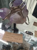 Silveren ring aquamarijn maat 18, Sieraden, Tassen en Uiterlijk, Ringen, -, Ophalen of Verzenden, Dame, Zilver