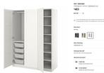 IKEA PAX kledingkast 150x60x201 cm, Gebruikt, 200 cm of meer, 150 tot 200 cm, Eikenhout