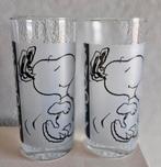 Twee Glazen Snoopy, Ophalen of Verzenden, Zo goed als nieuw, Bierglas