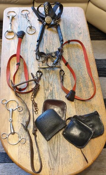 Antiek/vintage  paardentuig, paardenspul, attributen.  beschikbaar voor biedingen