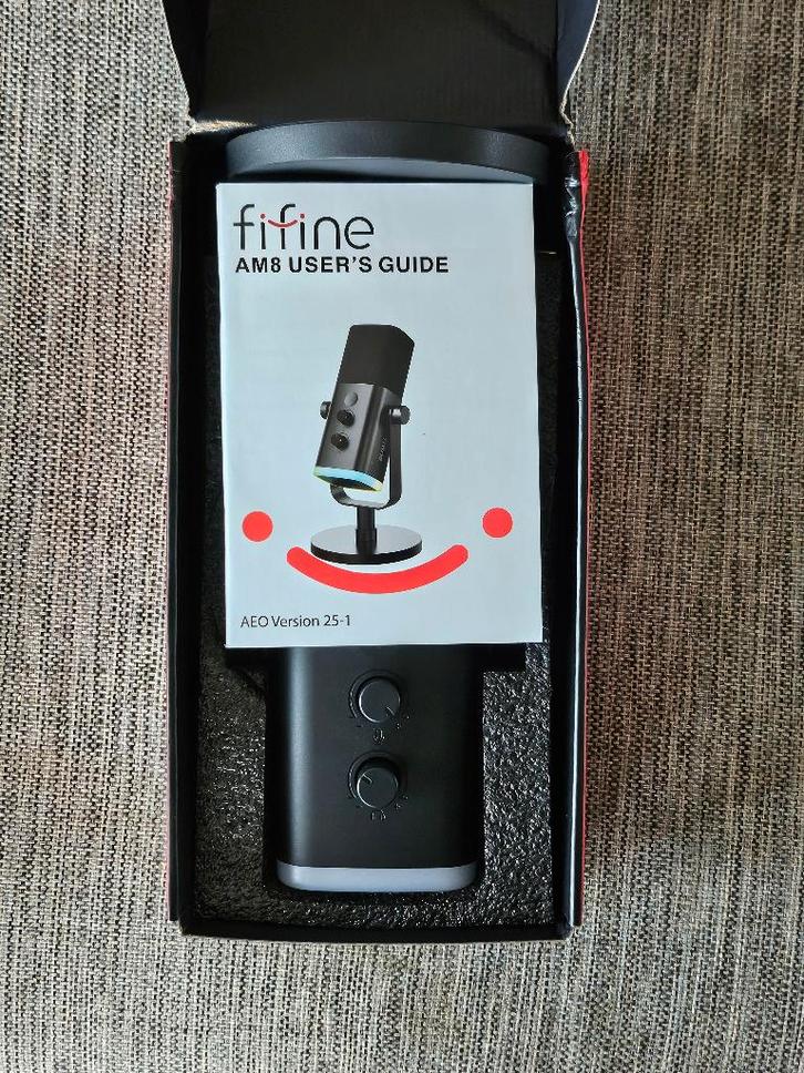 FIFINE USB/XLR Microfoon (Gaming, Podcast, Mac, Win, PS4/5), Muziek en Instrumenten, Microfoons, Zo goed als nieuw, Studiomicrofoon