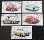 POSTZEGELS DUITSLAND 5 OLDTIMERS 2002 - 2003, Verzenden, Gestempeld, Auto's