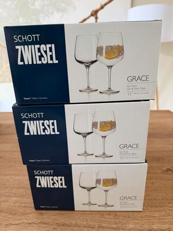 6 Schott Zwiesel Grace Gin Tonic Glazen beschikbaar voor biedingen