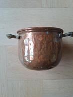 Vintage rood koperen pot, bloempot, Antiek en Kunst, Antiek | Koper en Brons, Ophalen of Verzenden