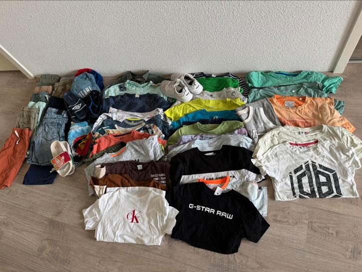 Zomerkleding pakket jongen 140-152 vingino g star, Kinderen en Baby's, Kinderkleding | Kinder-kledingpakketten, Zo goed als nieuw