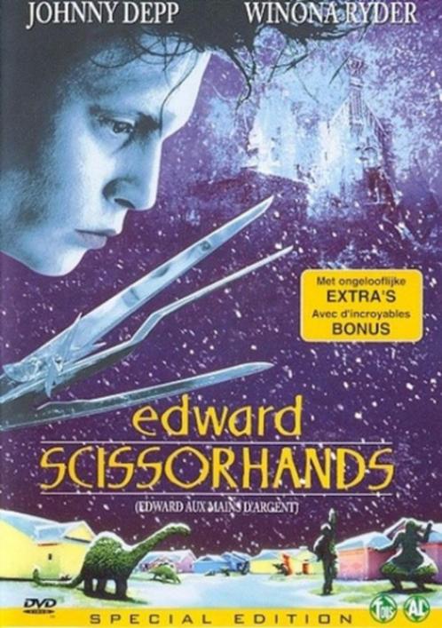 Edward Scissorhands (1990) Dvd Johnny Depp, Cd's en Dvd's, Dvd's | Science Fiction en Fantasy, Gebruikt, Fantasy, Alle leeftijden