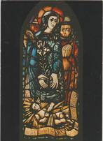 Heeswijk glas in Lood raam Daan Wildschut 1951., Verzenden, 1940 tot 1960, Gelopen, Noord-Brabant