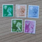 Engeland Schotland  1986/87 Mi 43 - 47   tdn 14 3/4 x 14 1/4, Ophalen of Verzenden, Gestempeld