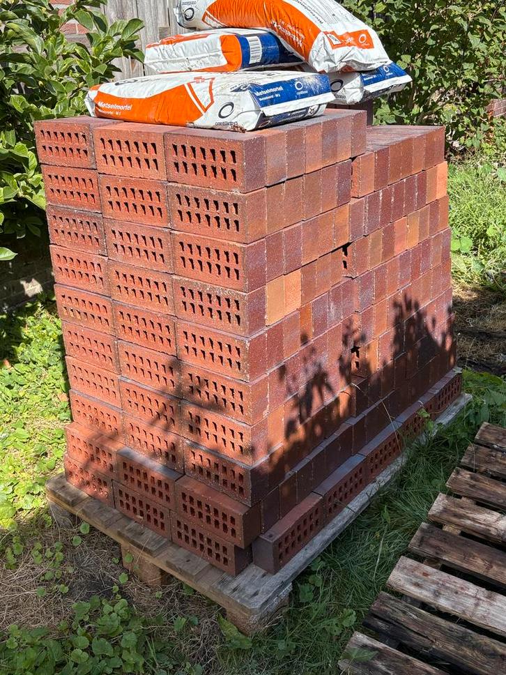 Waaldikformaat Strengpers Zion stenen + mortel, Doe-het-zelf en Verbouw, Metselstenen, Nieuw, Bakstenen, Ophalen