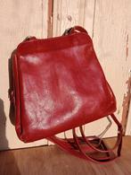 Vera Pelle My Bag leren rugzak - rood, Overige merken, Gebruikt, Minder dan 30 cm, Ophalen of Verzenden