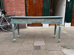 Dressoir brocante lichtblauw met drie lades, Huis en Inrichting, Kasten | Dressoirs, Ophalen, Ibiza style, 50 tot 100 cm, Zo goed als nieuw