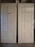2 hardhouten massieve paneel deuren zgan 88x215, Doe-het-zelf en Verbouw, Deuren en Horren, Ophalen, Zo goed als nieuw, Binnendeur