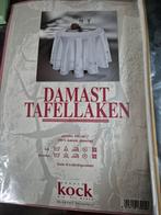 2x Nieuw Damast Tafelkleed Rond Wit, Ophalen, Nieuw, Rond, Binnen
