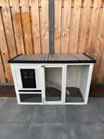 Konijnenhok/ knaagdierhok, Dieren en Toebehoren, 110 cm of meer, Ophalen of Verzenden, Zo goed als nieuw, 90 cm of meer