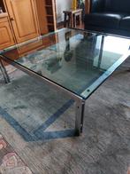 Glazen Salontafel, Huis en Inrichting, Tafels | Salontafels, 50 tot 100 cm, Minder dan 50 cm, 100 tot 150 cm, Modern