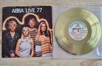 Uit Zweden : 'gouden' flexidisc van ABBA  live, Gebruikt, 7 inch, Single, Ophalen of Verzenden
