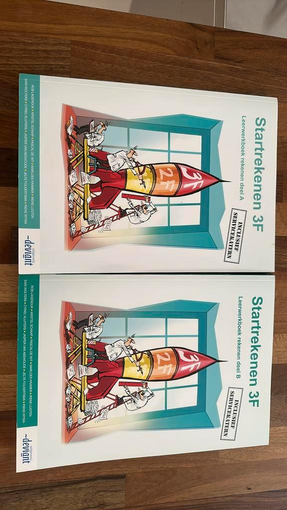 Jasper van Abswoude - startrekenen 3F, Boeken, Schoolboeken, Zo goed als nieuw, Nederlands, Overige niveaus, Ophalen of Verzenden
