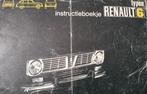 RENAULT 6 handleiding. nederlandstalig, Ophalen of Verzenden