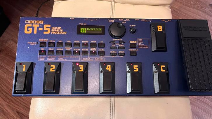 Boss GT-5 Multi Effect, Muziek en Instrumenten, Effecten, Zo goed als nieuw, Multi-effect, Ophalen of Verzenden