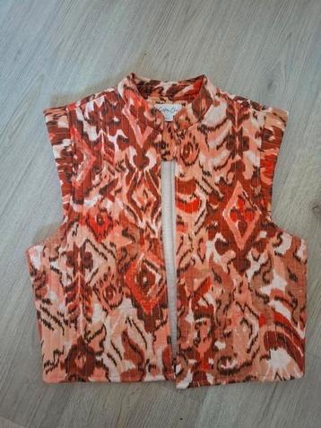 Cotton Club maat xs/s vest oranje rood gewatteerd NIEUW beschikbaar voor biedingen