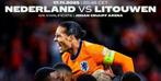 4 tickets Nederland - Litouwen naast elkaar | vak 426!, Drie personen of meer, November, Nederlands elftal