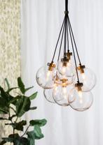 Nieuw ! Lamp Light & Living glas bol - eric kuster hanglamp, Ophalen, Nieuw, Glas, Minder dan 50 cm