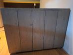 Eenpersoons steigerhouten bed, Ophalen, Zo goed als nieuw, Eenpersoons, 210 cm