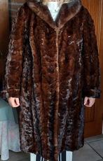 Nerts bontjas lang, Kleding | Dames, Ophalen, Bruin, Maat 46/48 (XL) of groter, Zo goed als nieuw