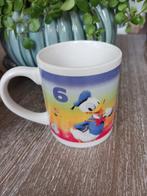 Vintage Beker Mickey Mouse en Donald Duck, Ophalen of Verzenden, Mickey Mouse, Zo goed als nieuw, Servies