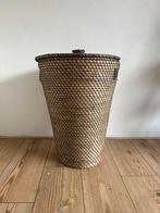 Gevlochten Mand, Huis en Inrichting, Ophalen, Zo goed als nieuw, Rond, Riet