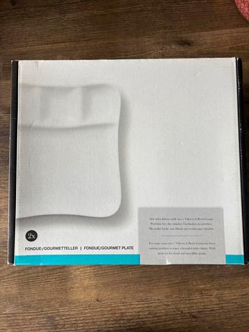 4x Villeroy & Boch Vivo Fondue Borden - Nieuw! beschikbaar voor biedingen