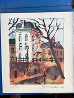 Jeroen Hermkens - 'UTRECHT, WITTE HUIS' - Litho, 1999 in box, Antiek en Kunst, Kunst | Litho's en Zeefdrukken, Ophalen of Verzenden