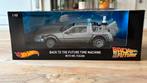 Hot Wheels Back To The Future Delorean schaal 1:18, Ophalen of Verzenden, Nieuw, Overige merken