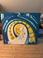 Afrikaanse kunst geschilderd door Moussa, Ophalen of Verzenden