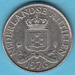 Nederlandse Antillen 25 cent 1976 Juliana in munthouder, Ophalen of Verzenden, Koningin Juliana, Losse munt, 25 cent